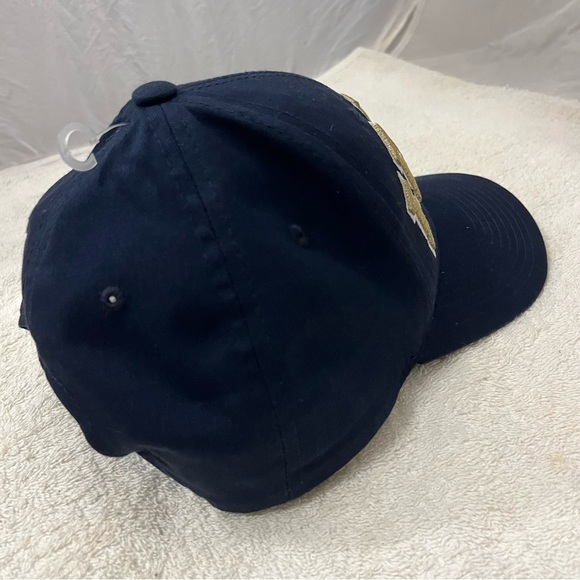 Notre Dame Irish Adjustable Snap Back Navy Blue & Gold Ball Ball Cap - Picture 7 of 15